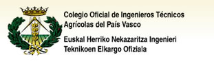 Acceso a la página inicial del Colegio Oficial de Ingenieros Técnicos Agrícolas del País Vasco